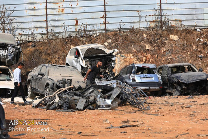 تخریب یک تعمیرگاه خودرو توسط نظامیان صهیونیست در کرانه باختری