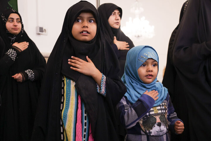 Photos: Mourning ceremony of Hazrat Zahra held by Urdu-speaking women at Razavi Holy Shrine