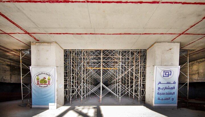 تقرير مصور/ مشروع إنشاء مجمع وارث للدراسات الحوزوية بتمويل العتبة الحسينية المقدسة