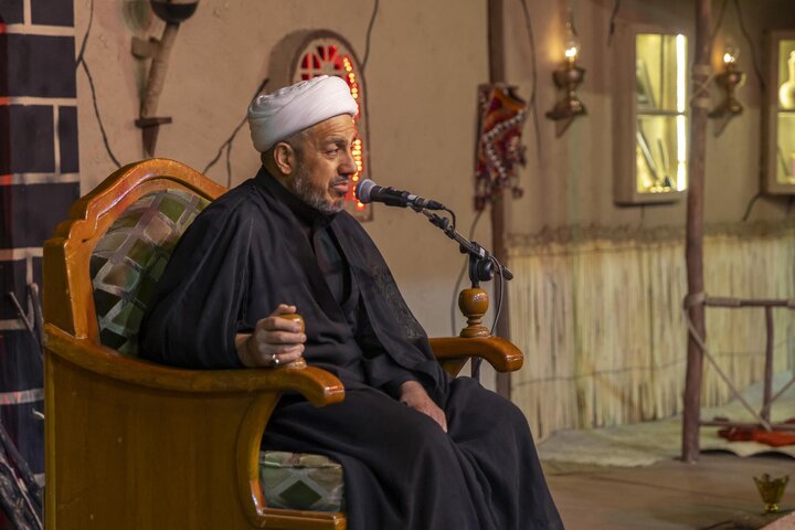 فرقة العباس تقيم مجلس عزاء بذكرى شهادة السيدة الزهراء (ع)