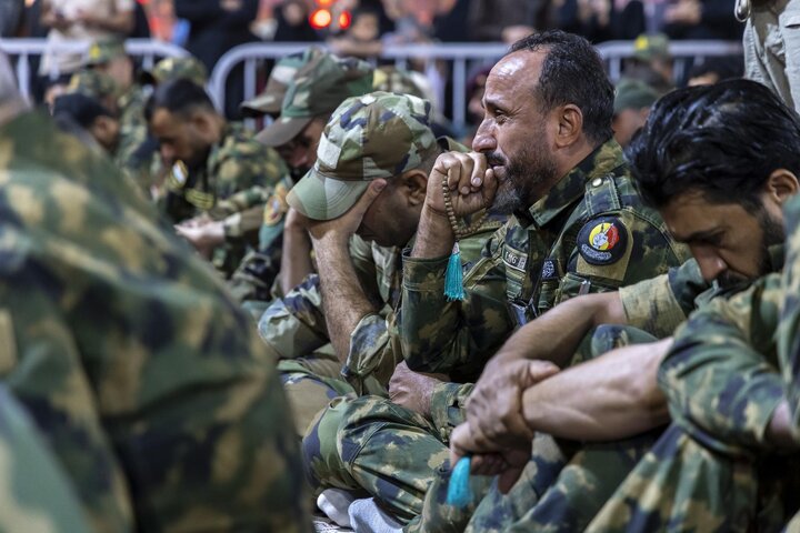 فرقة العباس تقيم مجلس عزاء بذكرى شهادة السيدة الزهراء (ع)