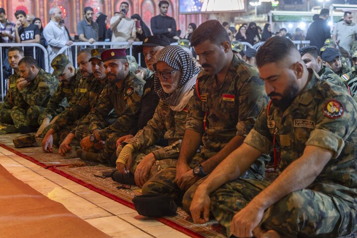 فرقة العباس تقيم مجلس عزاء بذكرى شهادة السيدة الزهراء (ع)