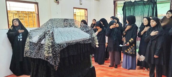 ပြည် ရှီအဟ် အေမာမ်ဘာရာ ၏ မဂျ်လစ်စေ ဟဇရသ် ဖွာတွေမဟ် ဇဲဟ်ရာ (စ.အ)   ၏ မြင်ကွင်း ။ ။ Photos