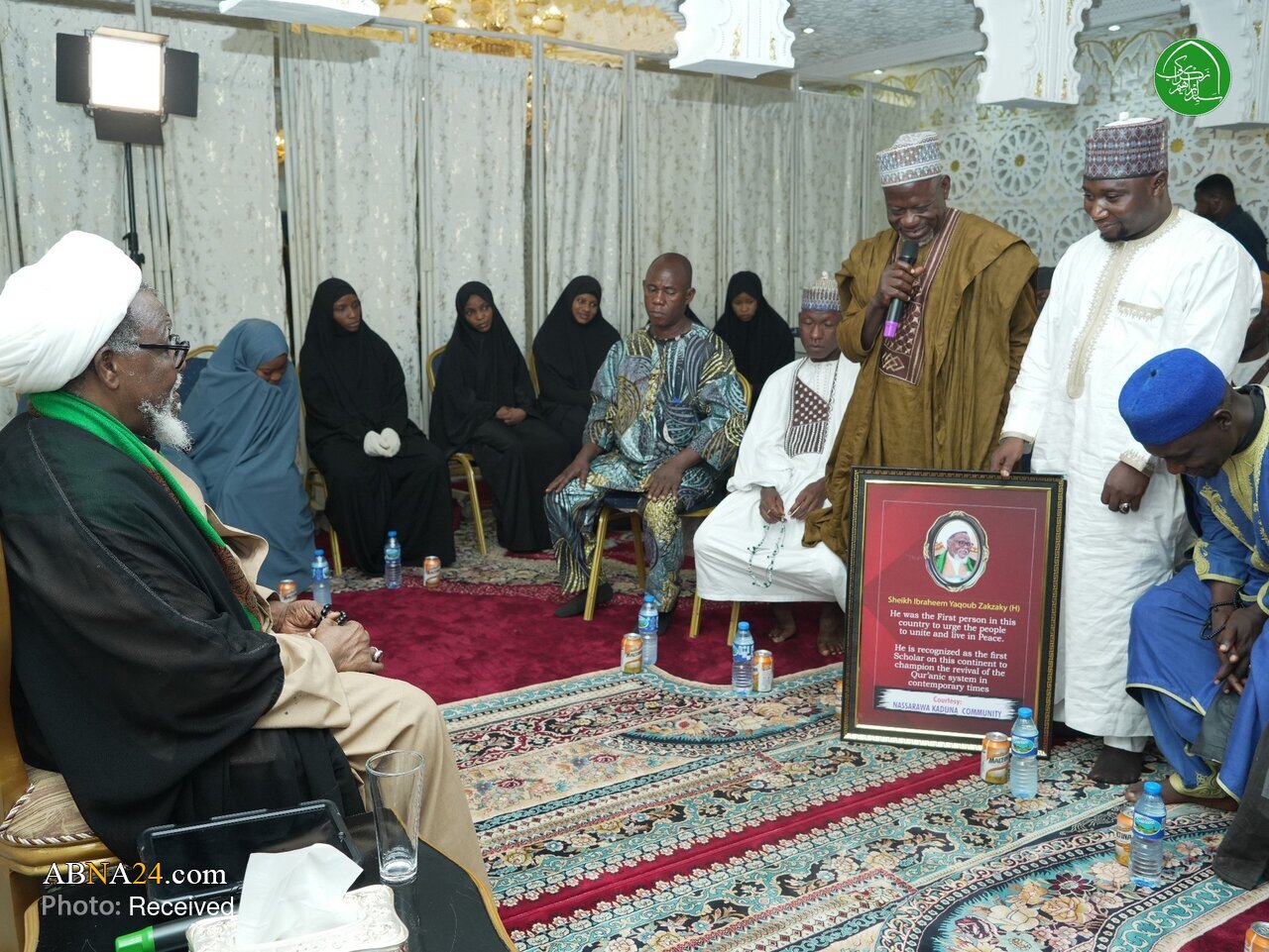 نماینده انجمن مسیحیان نیجریه با شیخ زکزاکی دیدار کرد/ «متحد شوید و در صلح زندگی کنید» + تصاویر