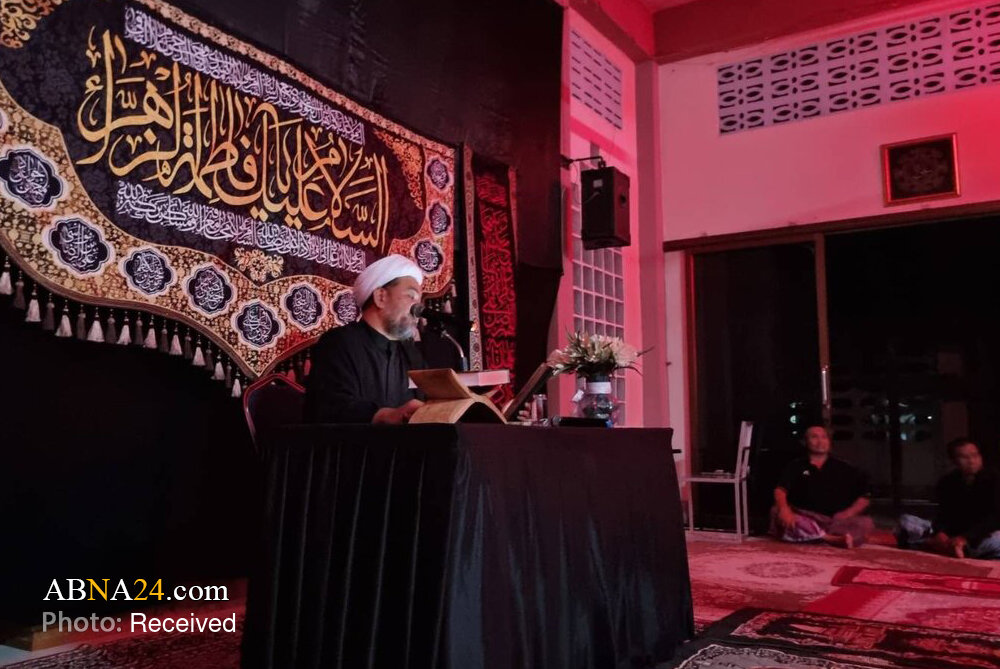عکس خبری | مراسم سوگواری شهادت حضرت فاطمه(س) در مرکز دارالزهرا در شهر پاتالونگ تایلند