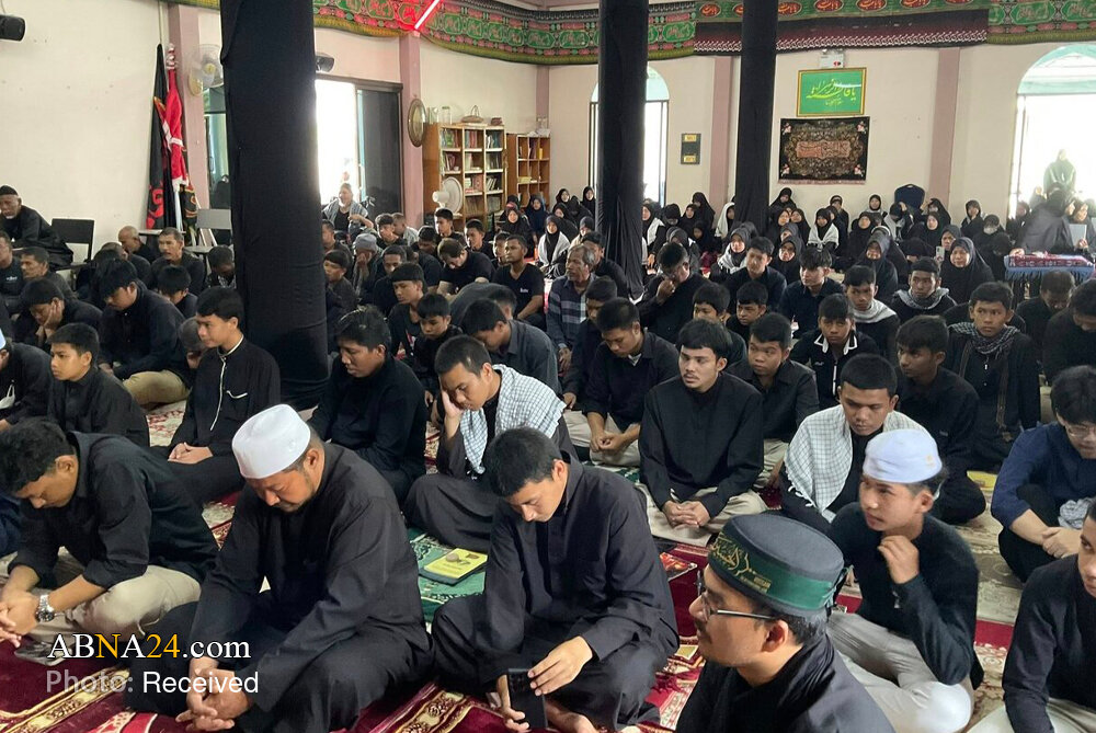 عکس خبری | مراسم سوگواری شهادت حضرت فاطمه(س) در مرکز دارالزهرا در شهر پاتالونگ تایلند