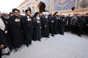 آية الله النَّجفي يشارك المؤمنين في المسيرة الفاطمية في ذكرى استشهاد السيدة فاطمة الزهراء (ع) + الصور