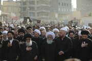 Hazrat Zahra Mourning Ceremony Held in Najaf Under Leadership of Grand Ayatollah Bashir Najafi