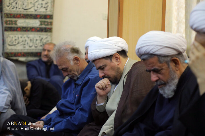 مراسم عزاداری شهادت حضرت فاطمه زهرا(س) در بیت آیت‌الله الهی