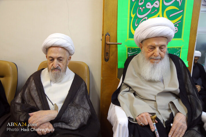 مراسم عزاداری شهادت حضرت فاطمه زهرا(س) در بیت آیت‌الله الهی