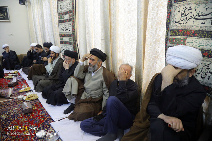 مراسم عزاداری شهادت حضرت فاطمه زهرا(س) در بیت آیت‌الله الهی