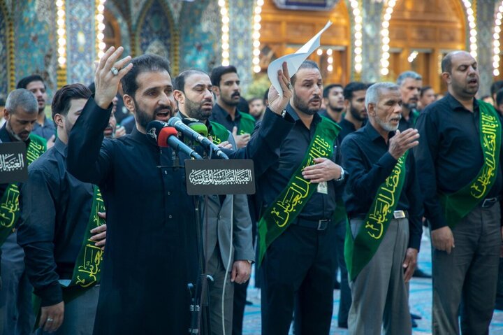 تقرير مصور/ خدام العتبة العباسية ييشاركون في مراسم عزاء شهادة السيدة "فاطمة الزهراء"(ع)