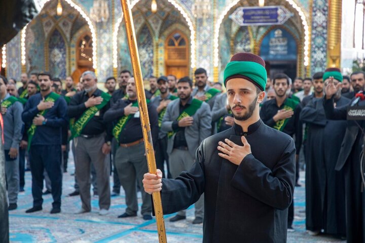 تقرير مصور/ خدام العتبة العباسية ييشاركون في مراسم عزاء شهادة السيدة "فاطمة الزهراء"(ع)