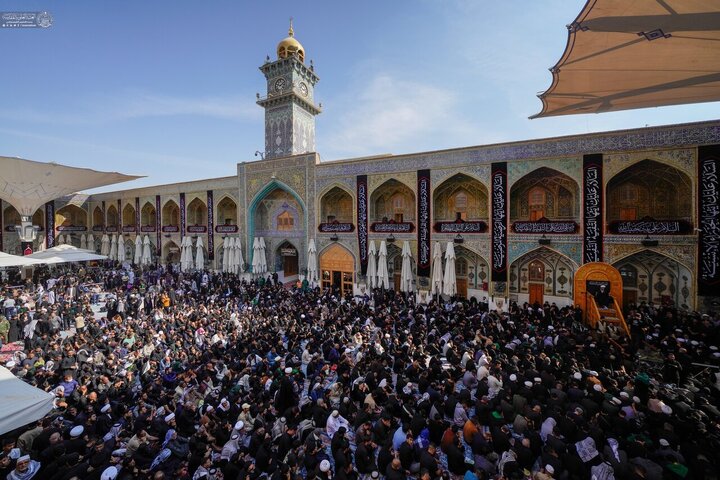تقرير مصور/ مشاركة واسعة في إحياء ذكرى استشهاد السيدة "فاطمة الزهراء" (ع) بمدينة النجف الأشرف