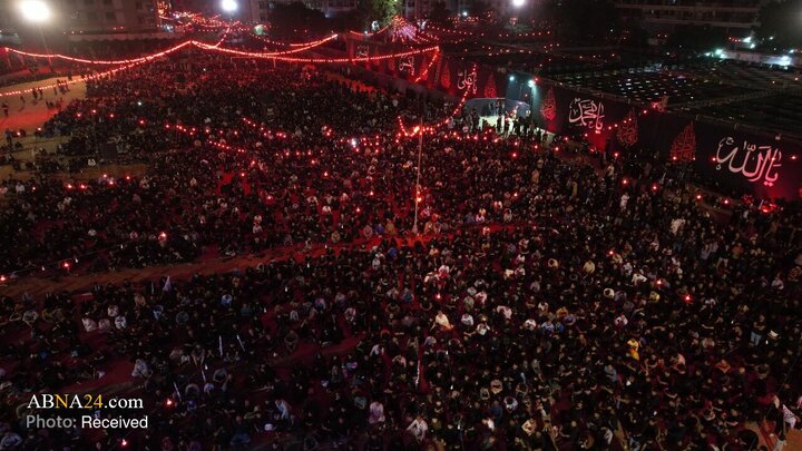 تصاویر | حضور انبوه جمعیت در مراسم عزاداری ایام فاطمیه در کراچی پاکستان