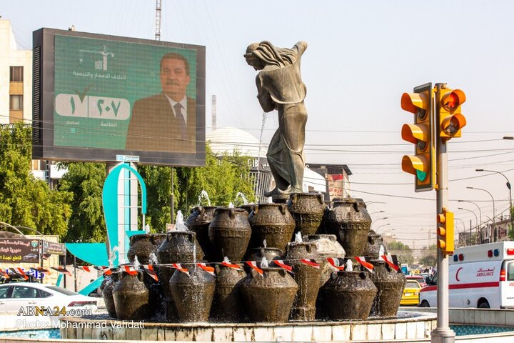 بغداد پایتخت عراق در آستانه انتخابات مجلس