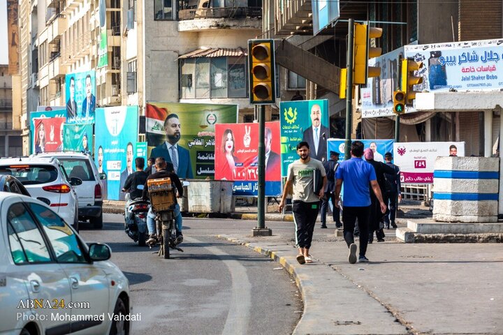 بغداد پایتخت عراق در آستانه انتخابات مجلس