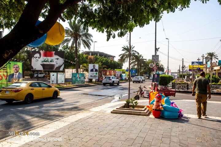 بغداد پایتخت عراق در آستانه انتخابات مجلس