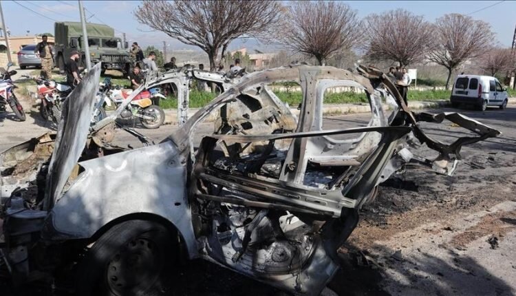 Lebanese citizen killed, another injured in Israeli airstrike at Tyre district