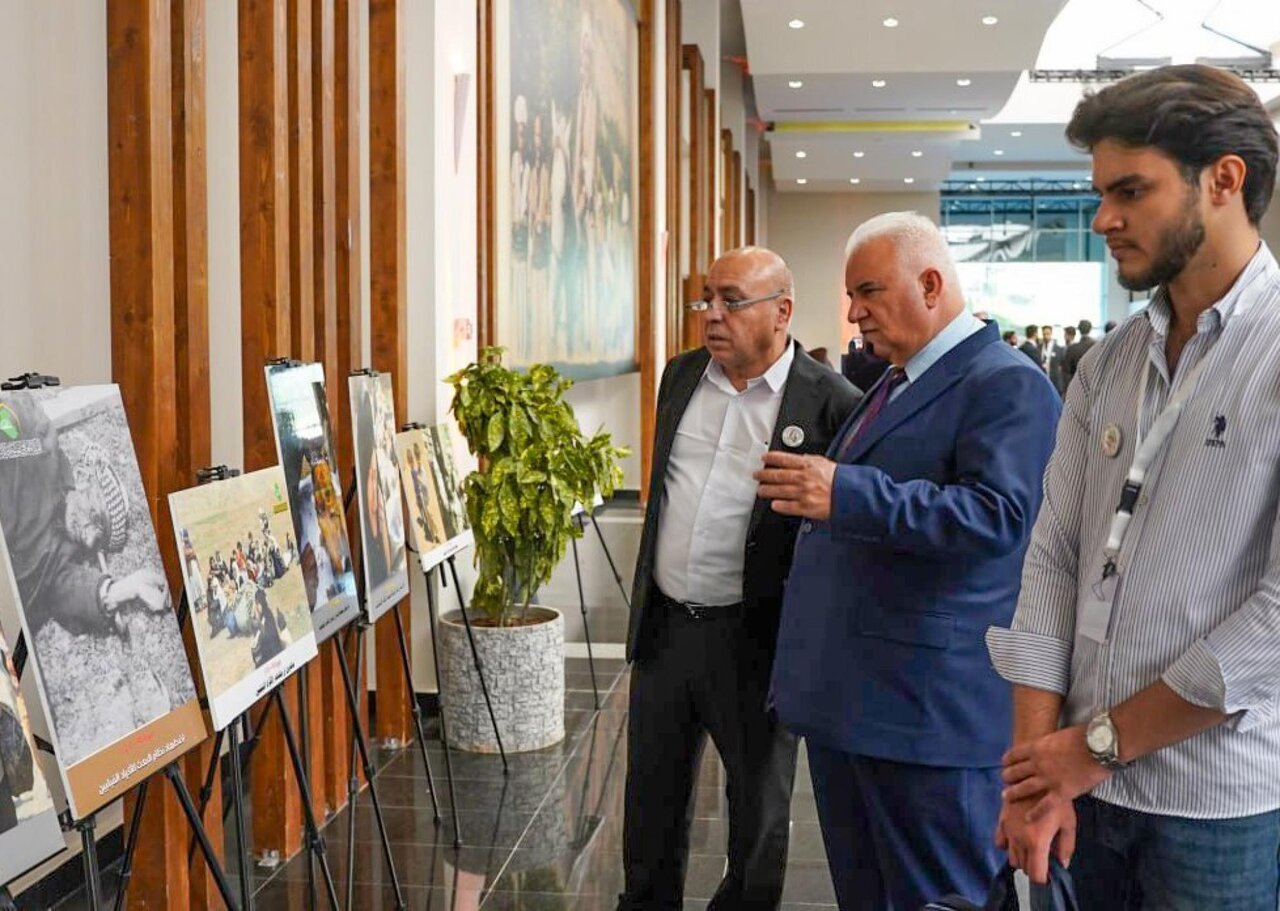 العتبة العباسية المقدسة تقيم معرضًا لجرائم البعث والإرهاب في جامعة دهوك شمال العراق