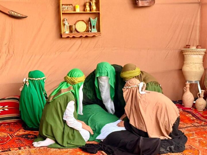 تقرير مصور/ جانب من الهمرجان والتشييع الرمزي لنعش السيدة فاطمة الزهراء (ع) في العمارة