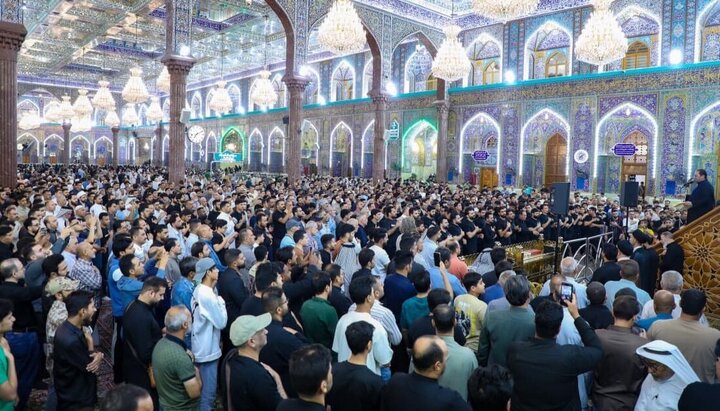 تقرير مصور/ الحرم الحسيني يشهد مجلس عزاء بذكرى استشهاد السيدة فاطمة الزهراء (ع)