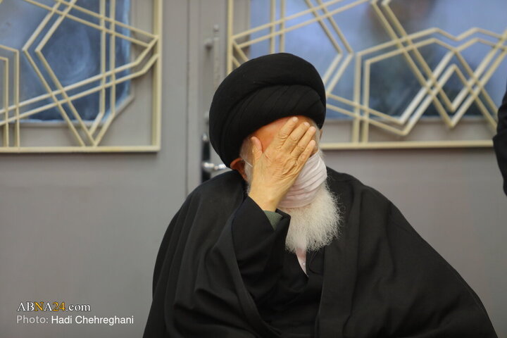 مراسم عزاداری شهادت حضرت فاطمه زهرا(س) در مسجد اعظم قم