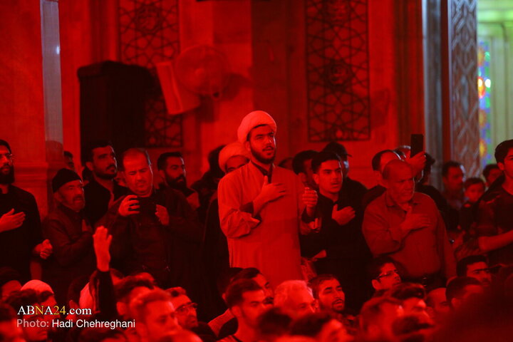 مراسم عزاداری شهادت حضرت فاطمه زهرا(س) در مسجد اعظم قم
