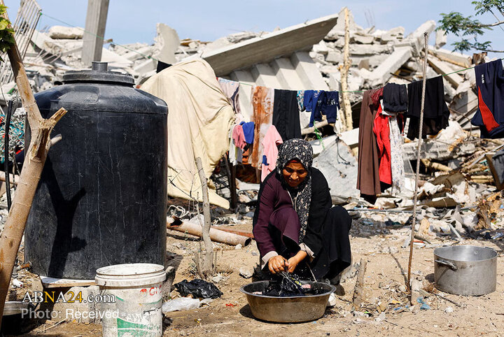 Informe fotográfico | La escasez de tiendas y alimentos en Gaza alarma ante la llegada del invierno