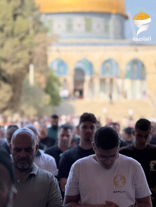 تصاویر | نماز جمعه مسجد الاقصی در قدس شریف