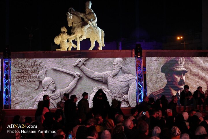 Photos: Unveiling of statue of "Those who kneel before Iran"