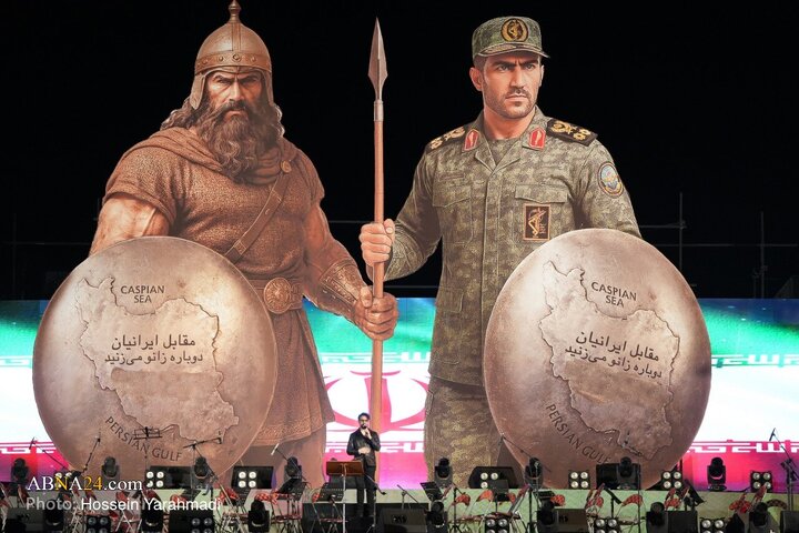 Photos: Unveiling of statue of "Those who kneel before Iran"