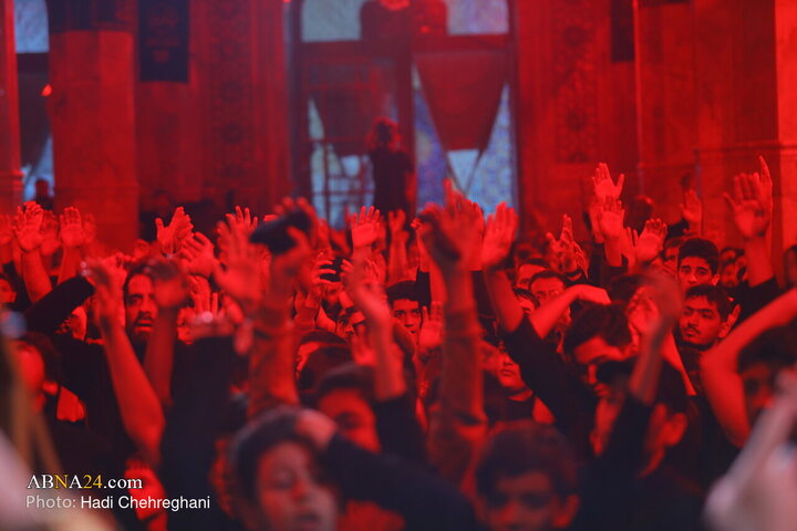 Photos: Hazrat Zahra mourning ceremony held at Azam Mosque in Qom