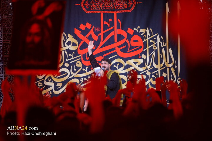 Photos: Hazrat Zahra mourning ceremony held at Azam Mosque in Qom