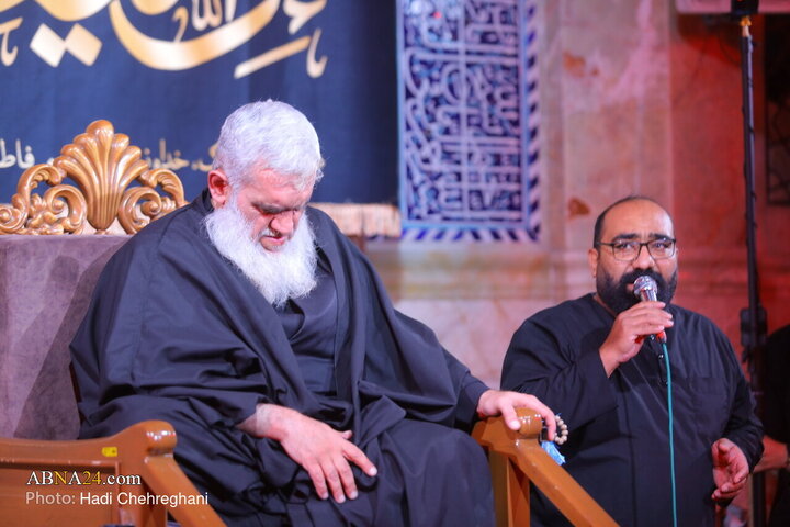 Photos: Hazrat Zahra mourning ceremony held at Azam Mosque in Qom
