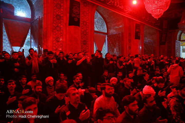 Photos: Hazrat Zahra mourning ceremony held at Azam Mosque in Qom