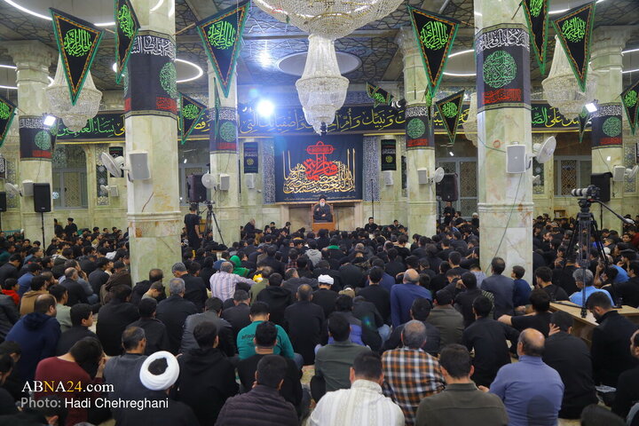 Photos: Hazrat Zahra mourning ceremony held at Azam Mosque in Qom