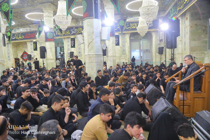 Photos: Hazrat Zahra mourning ceremony held at Azam Mosque in Qom