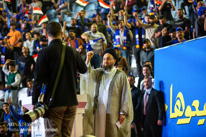 Photos: Shia parties' election rally in Baghdad