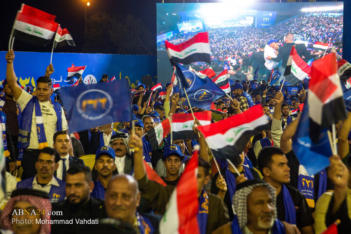 Photos: Shia parties' election rally in Baghdad