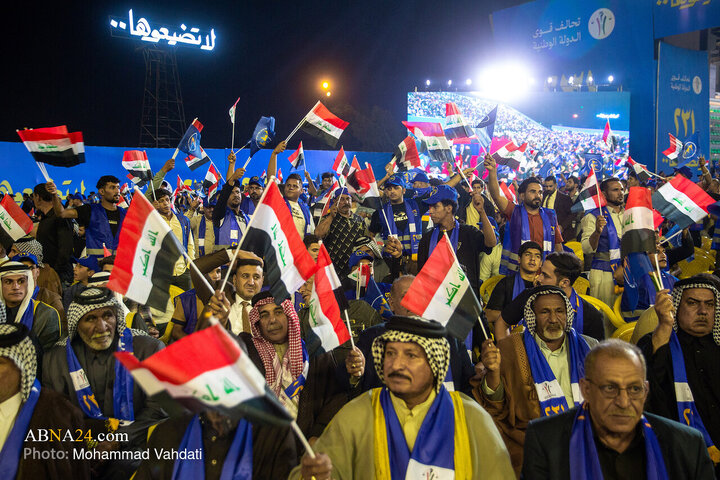 Photos: Shia parties' election rally in Baghdad