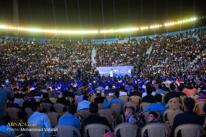 Photos: Shia parties' election rally in Baghdad