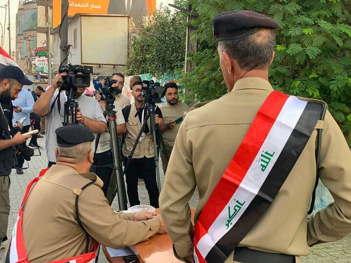 تقرير مصور/ مشاركة واسعة من القوات الأمنية والنازحين والنزلاء والكوادر في الانتخابات العراقية