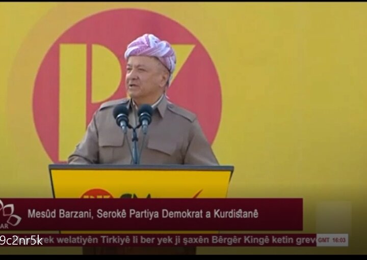 Axaftina Mesûd Barzanî di karnalava PDK'yê de