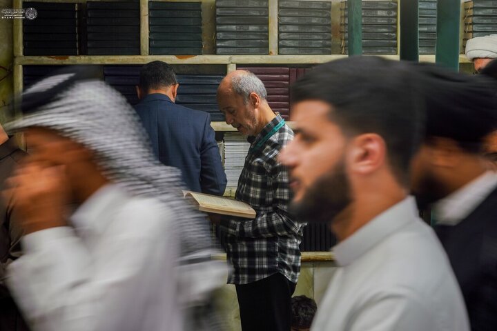 Informe fotográfico | Ambiente espiritual en el Santuario de Amir al-Mu'minin, Imam Ali (la paz sea con él)