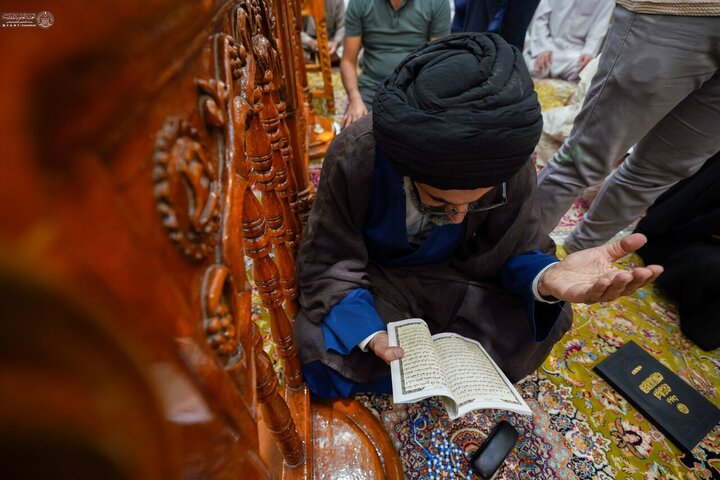 Informe fotográfico | Ambiente espiritual en el Santuario de Amir al-Mu'minin, Imam Ali (la paz sea con él)