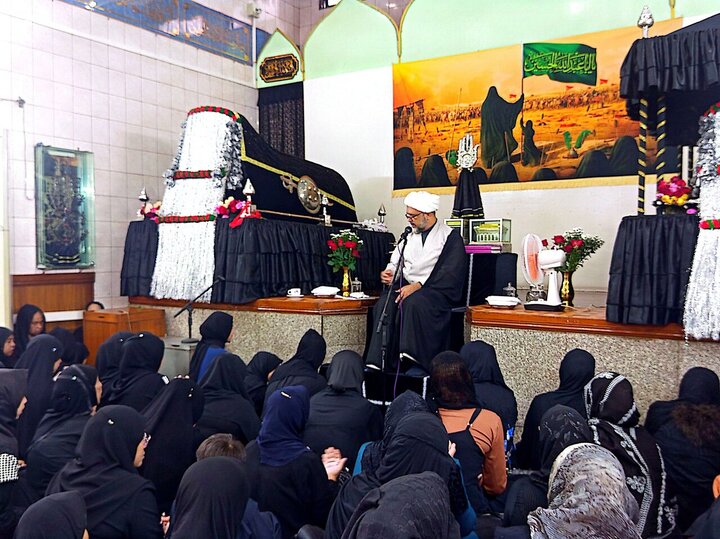 عکس خبری | برگزاری مراسم سوگواری حضرت زهرا(س) در حسینیۀ حضرت عباس(ع) میانمار