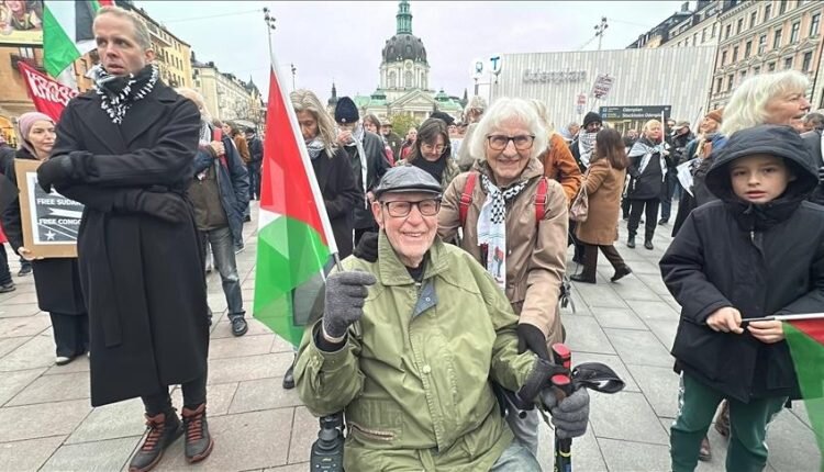Stockholm protest condemns Israeli strikes on Gaza, Lebanon, demands Swedish arms ban