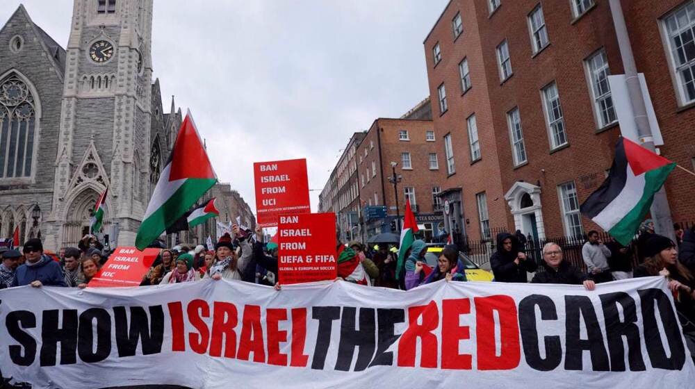 Ireland overwhelmingly approved resolution calls UEFA to suspend Israel from Intl football