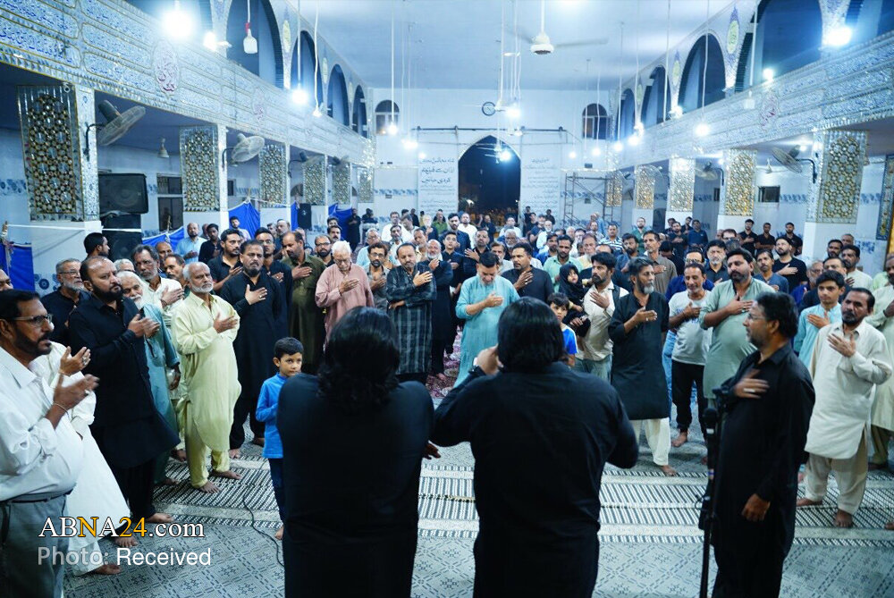 تصاویر | محفل عزای حضرت زهرا(س) در »امام‌باره جعفر طیار« در کراچی پاکستان